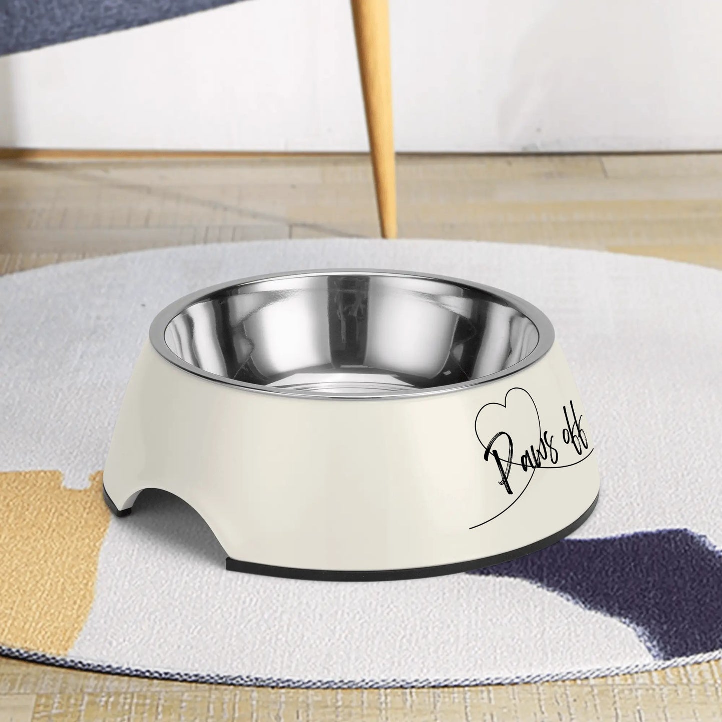 Stainless Steel Pet Bowl Paws Off