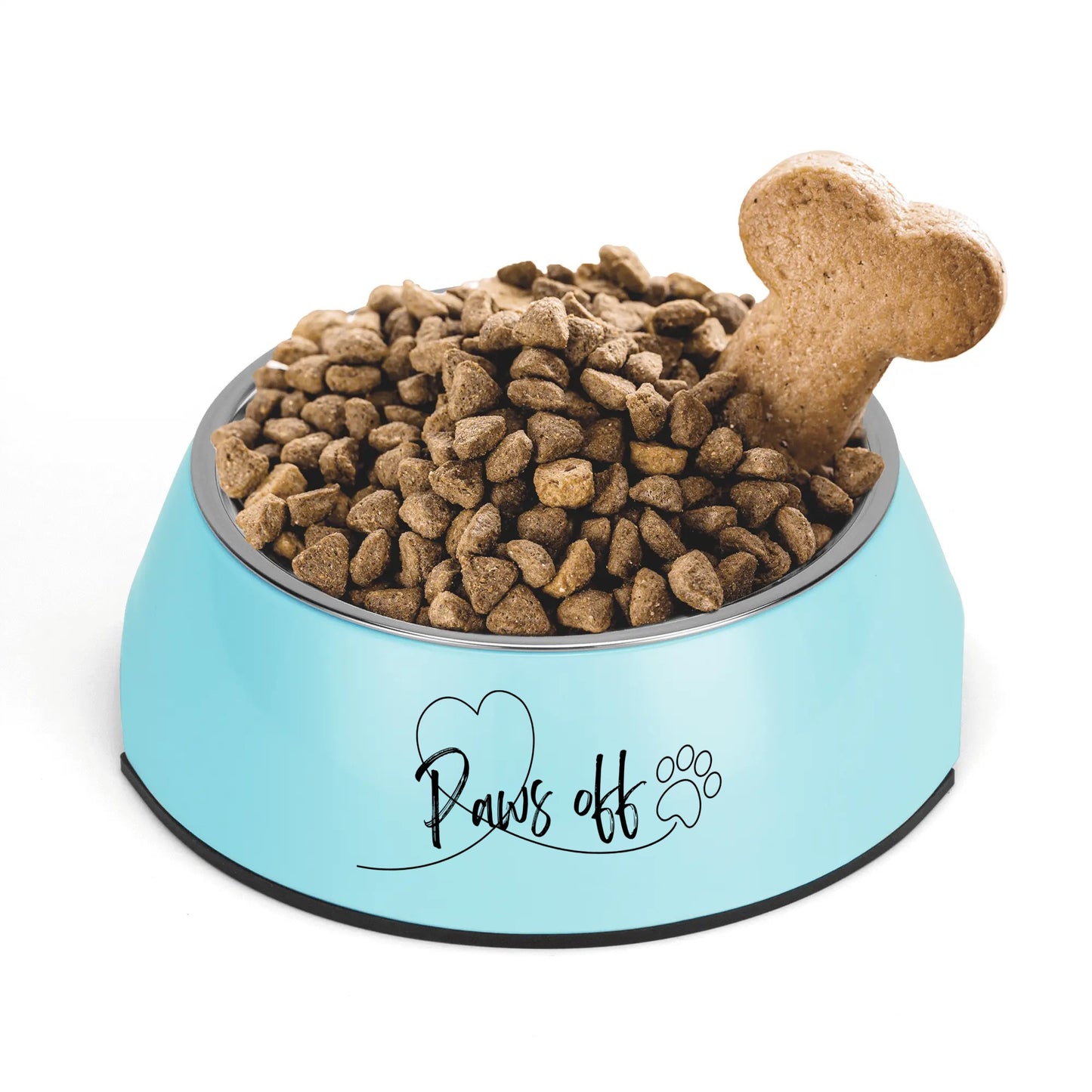 Stainless Steel Pet Bowl Paws Off