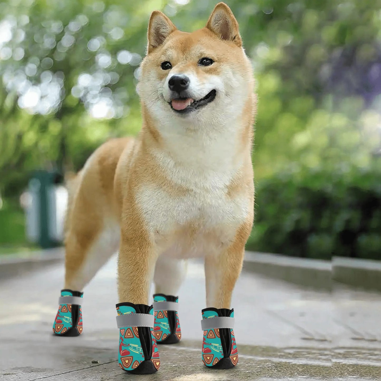 Non Slip Dog Socks tribal design