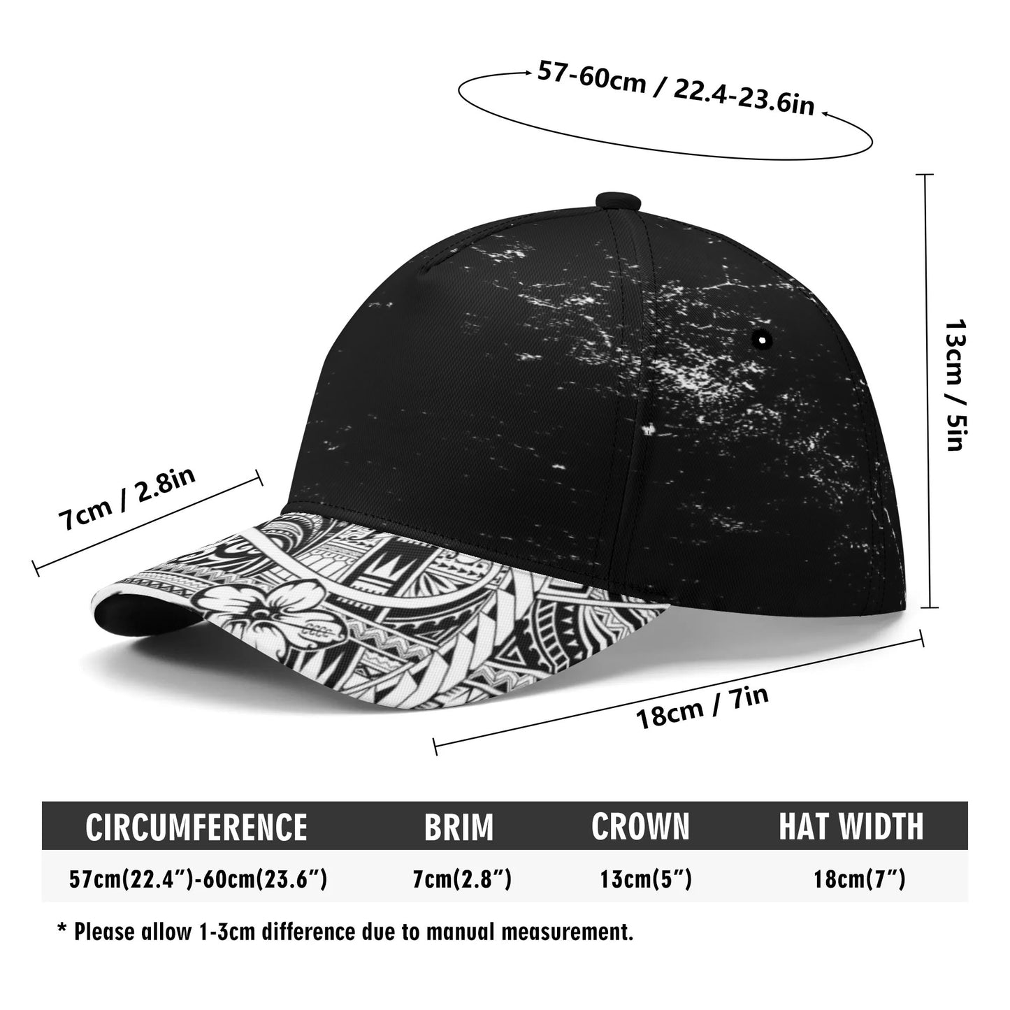 Hawaiian Marble Baseball Cap