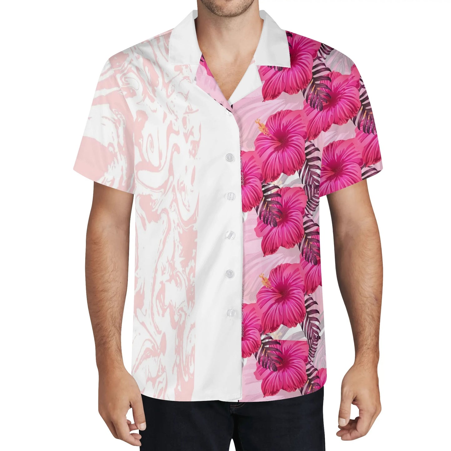 Pink Hawaiian Shirt