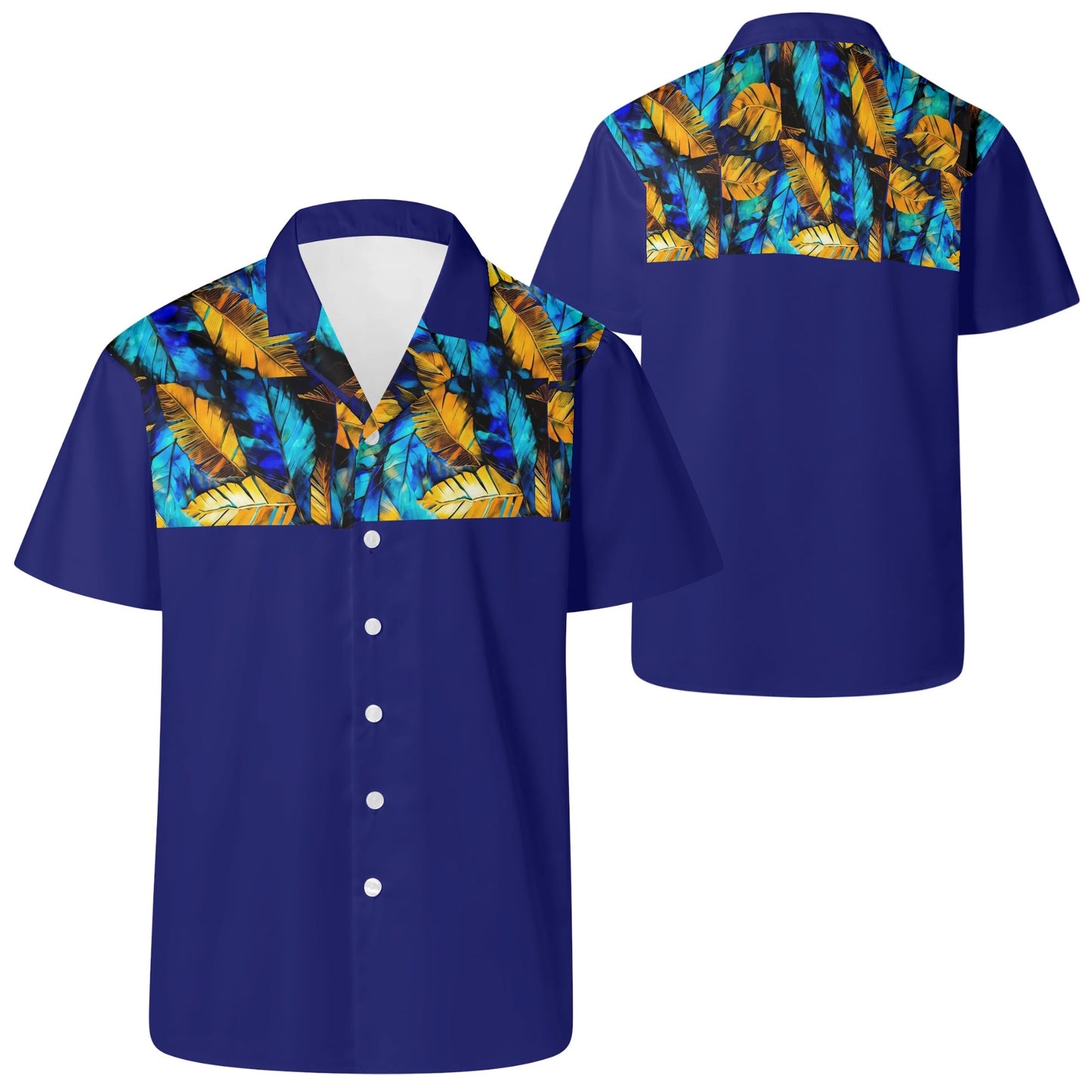 Blue Palms  Casual Hawaiian Shirt