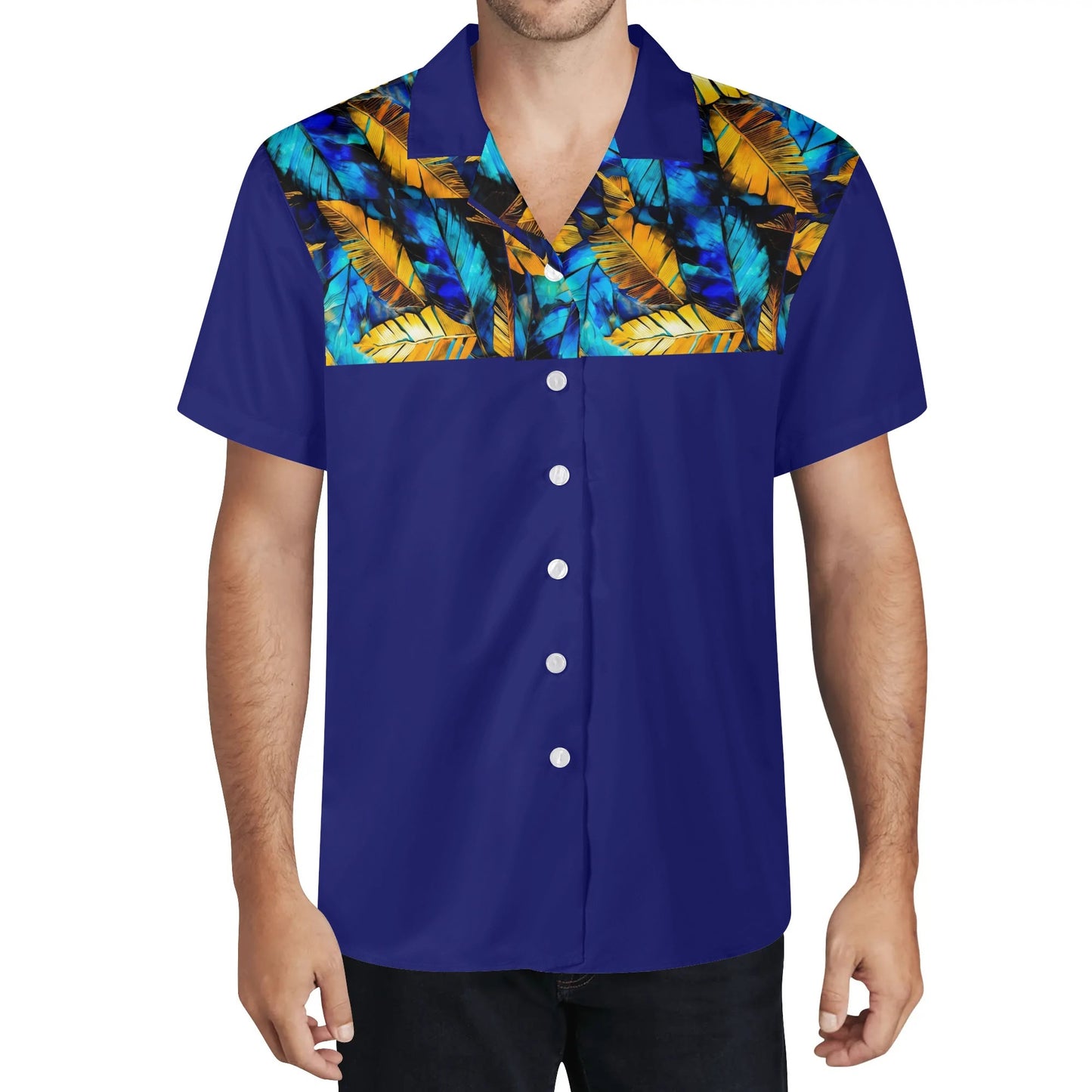 Blue Palms  Casual Hawaiian Shirt