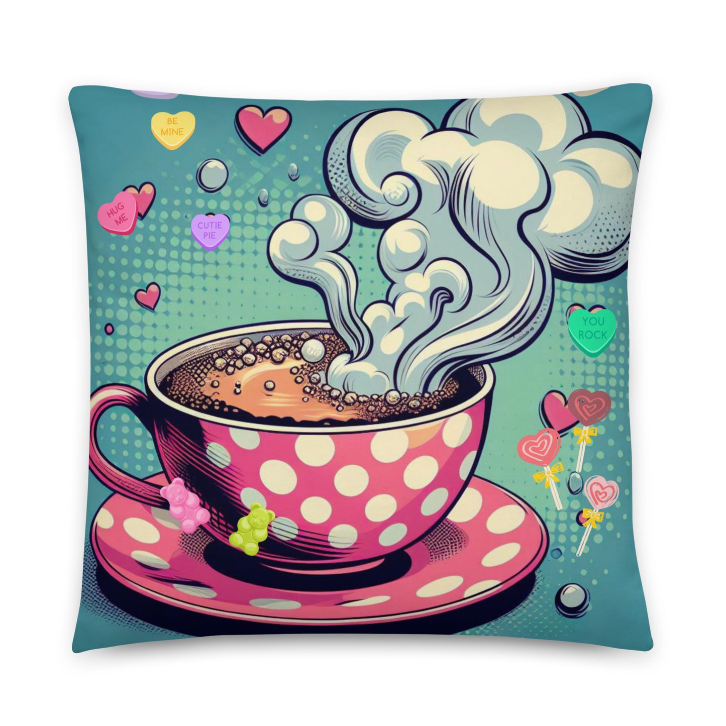 Decor Pillow it's Teatime design