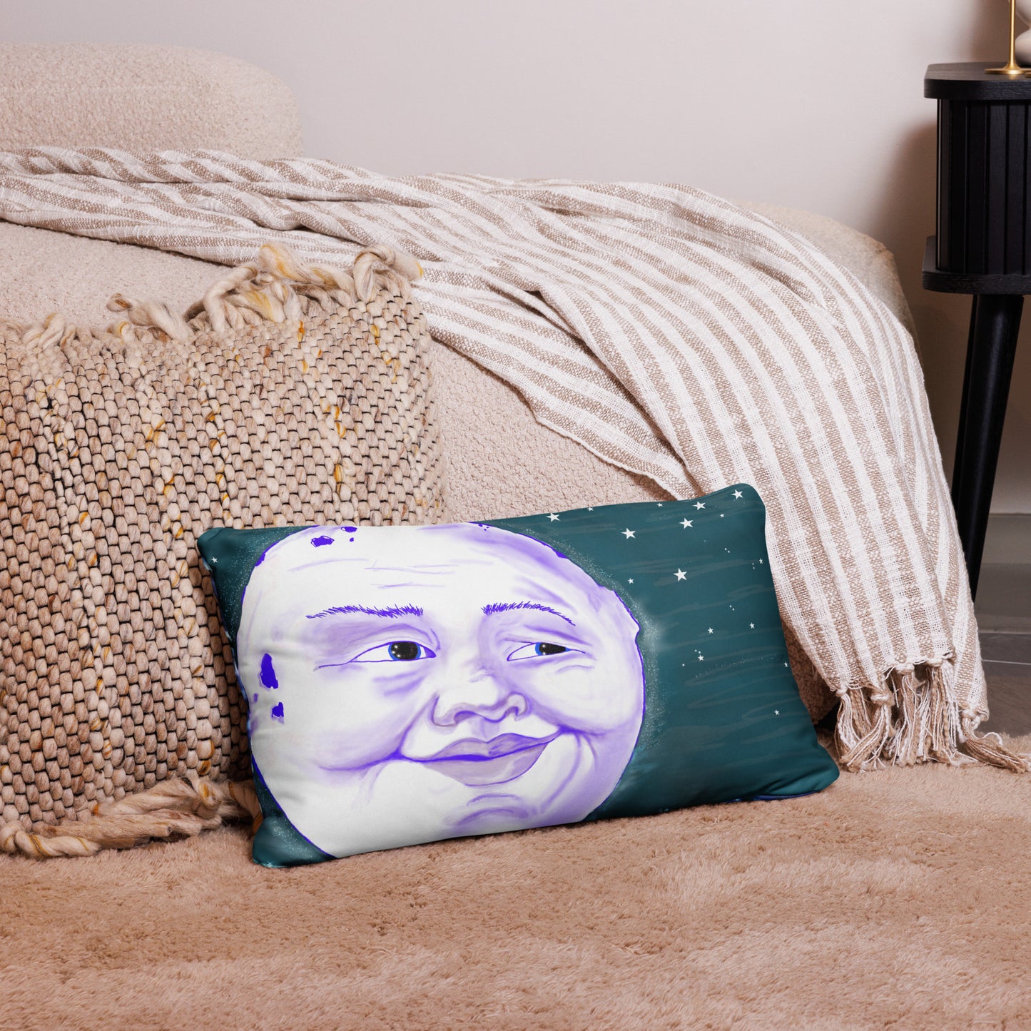 Love you to the Moon Pillow Case