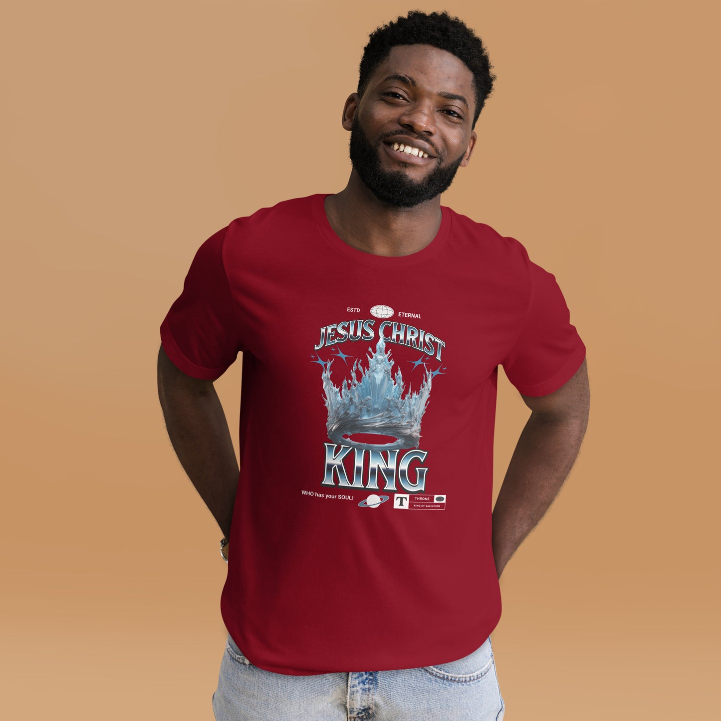 Jesus Christ is King Unisex t-shirt