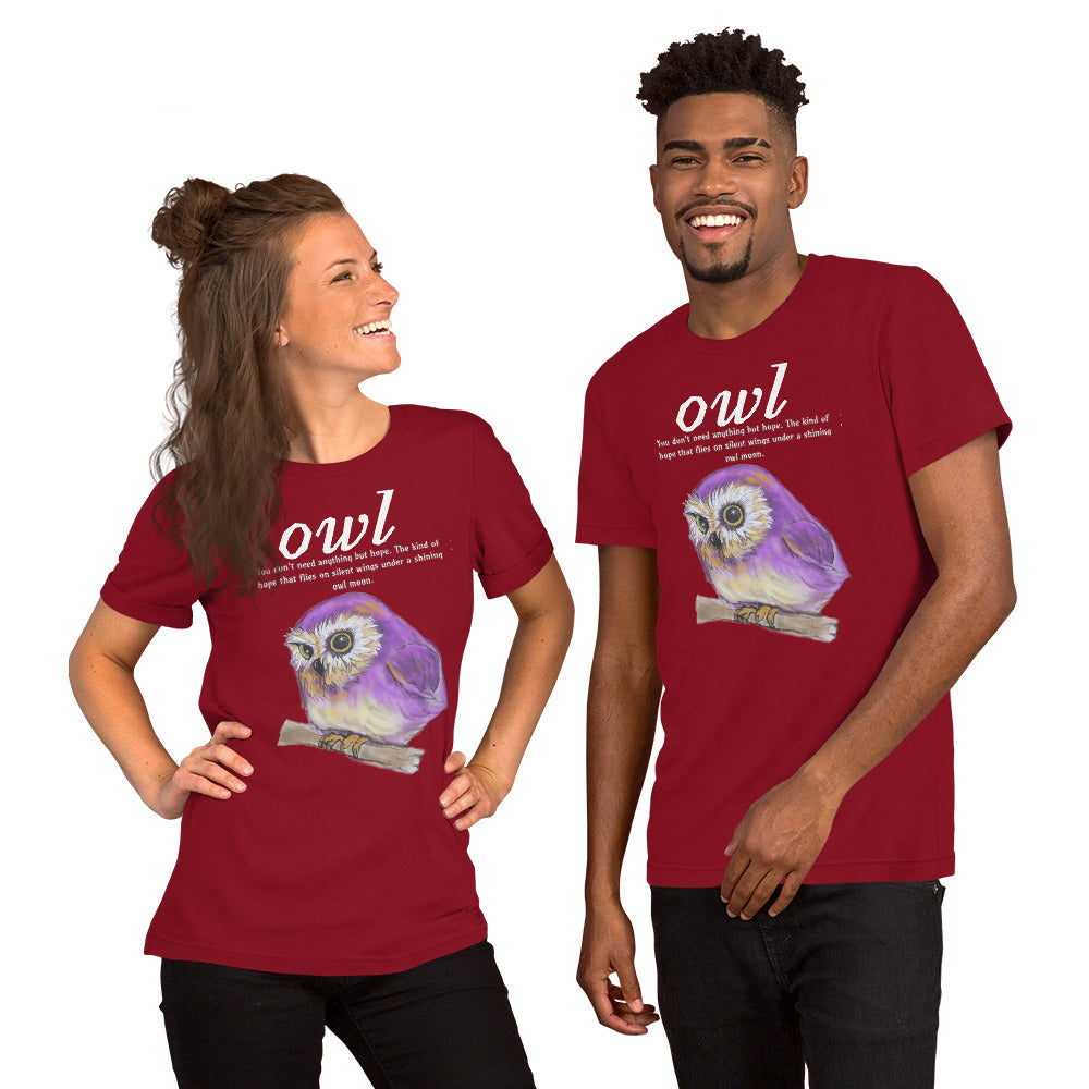 Owl Unisex t-shirt