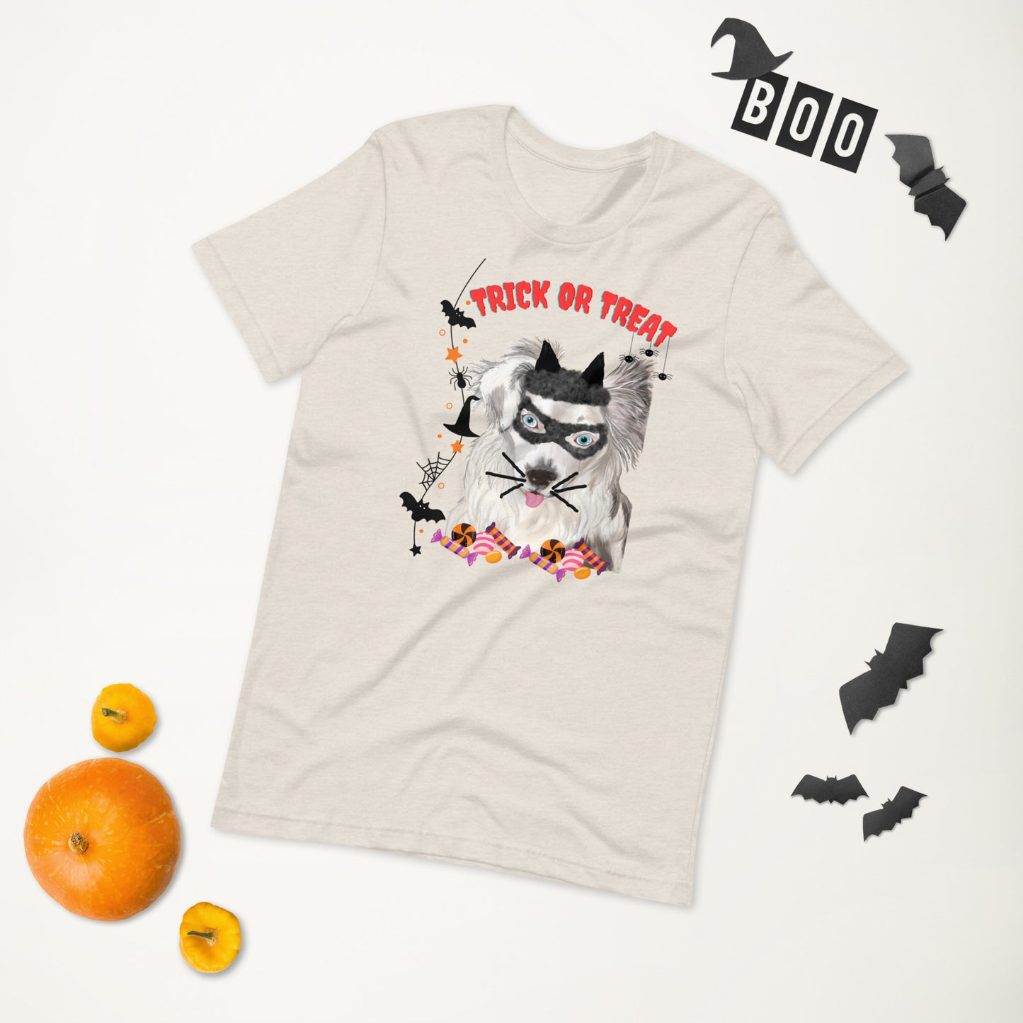 Princess a Halloween cat Unisex t-shirt