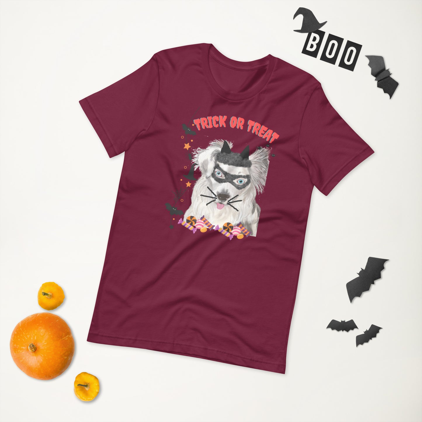 Princess a Halloween cat Unisex t-shirt