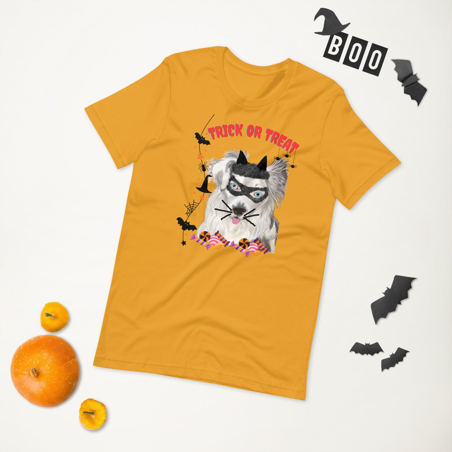 Princess a Halloween cat Unisex t-shirt