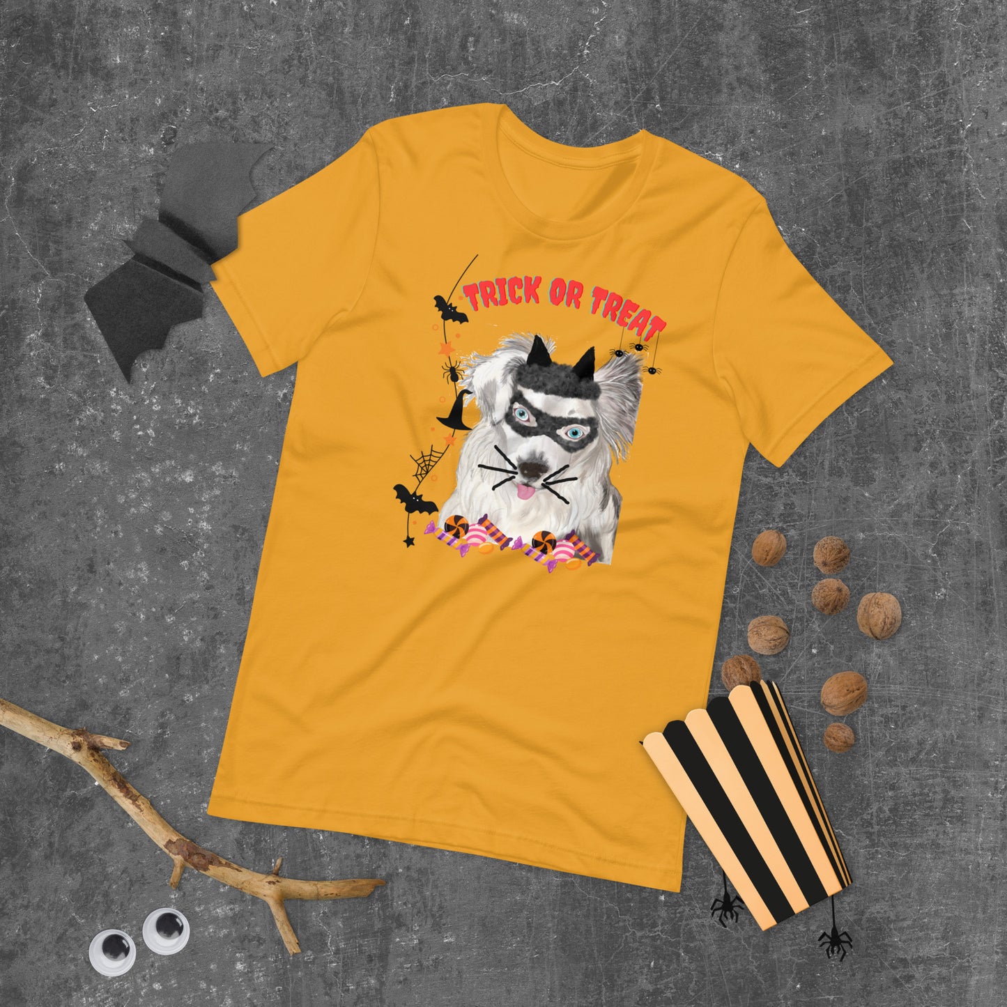 Princess a Halloween cat Unisex t-shirt