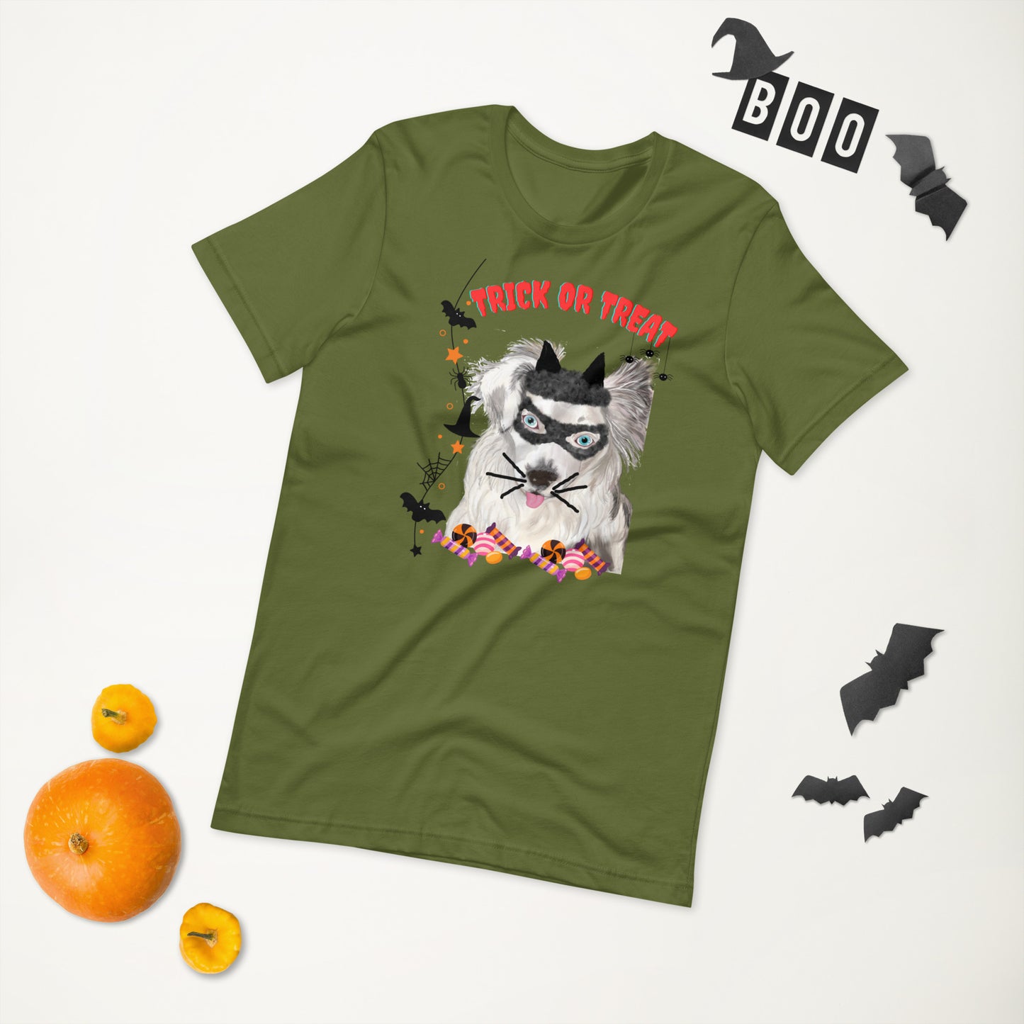 Princess a Halloween cat Unisex t-shirt