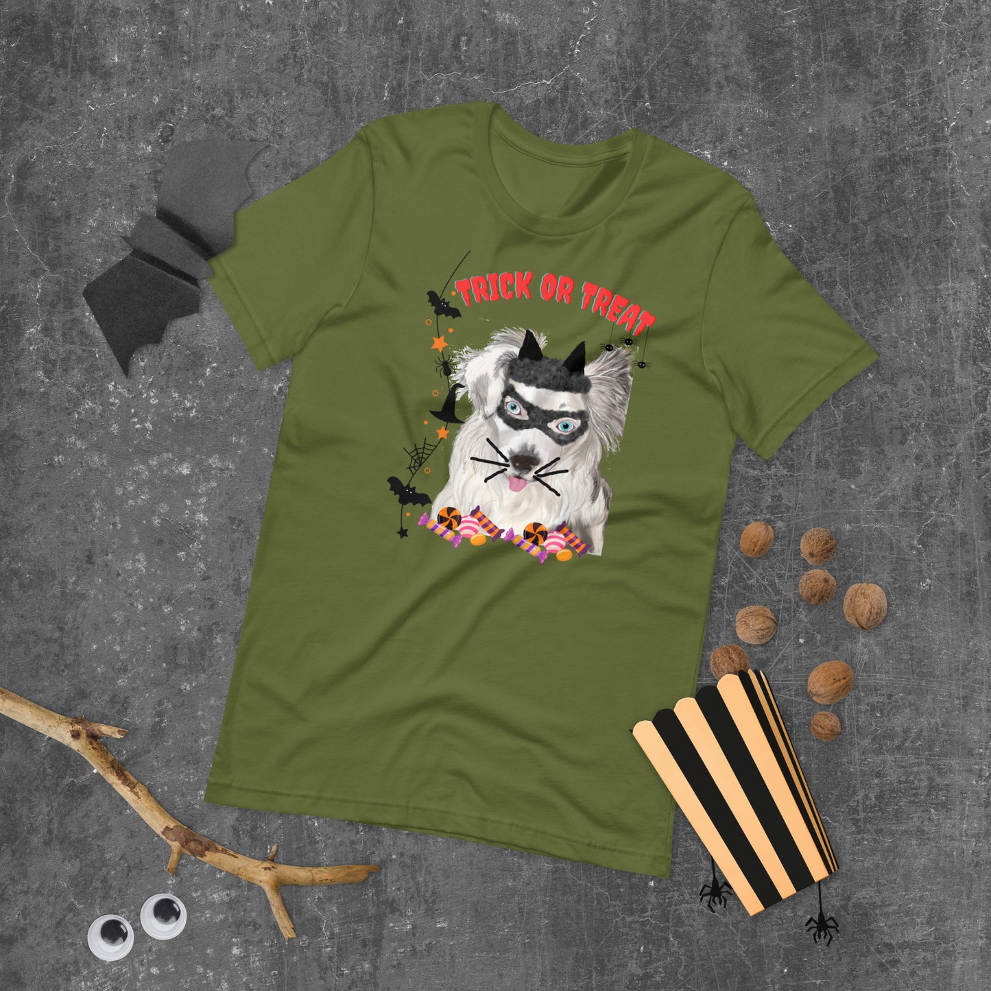 Princess a Halloween cat Unisex t-shirt