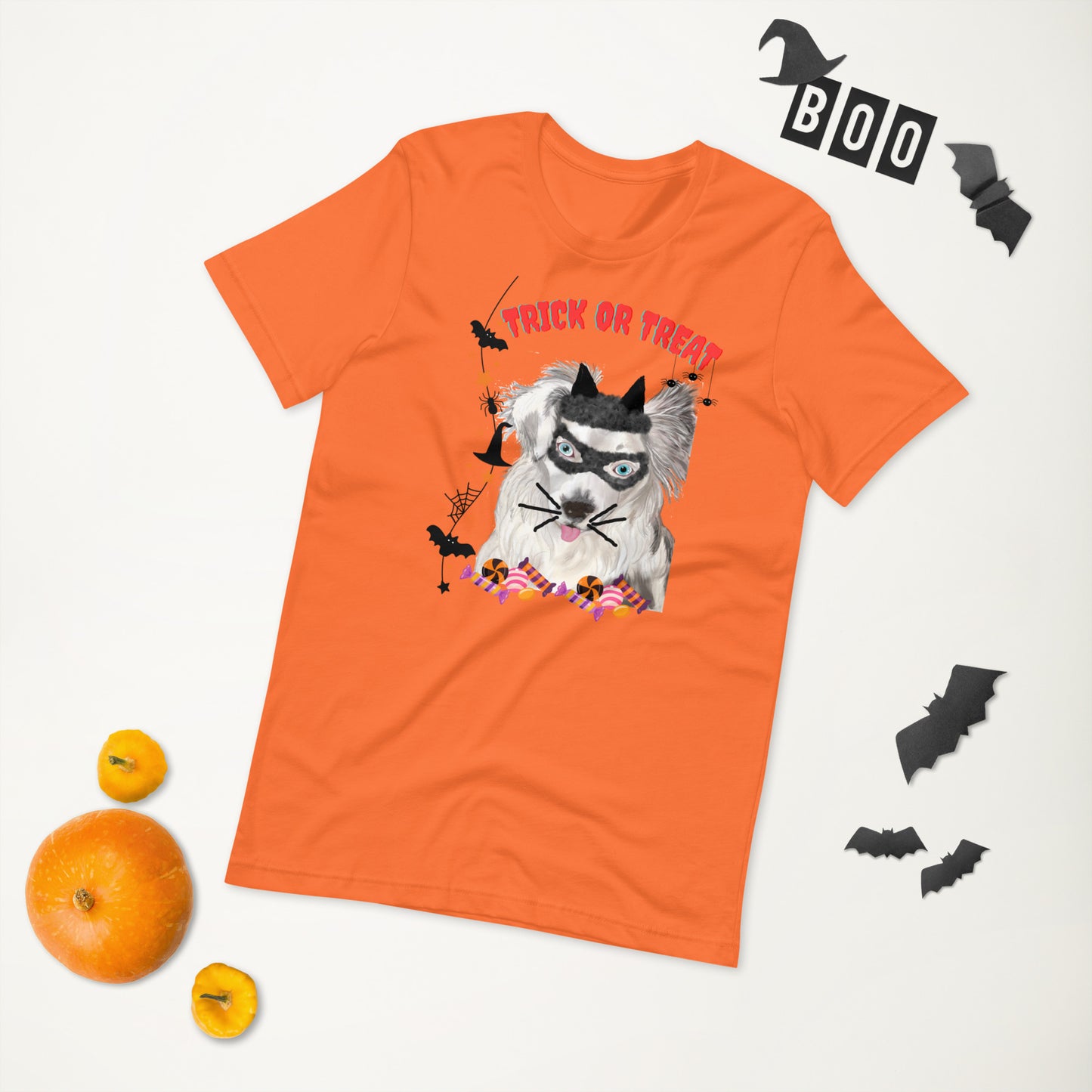 Princess a Halloween cat Unisex t-shirt