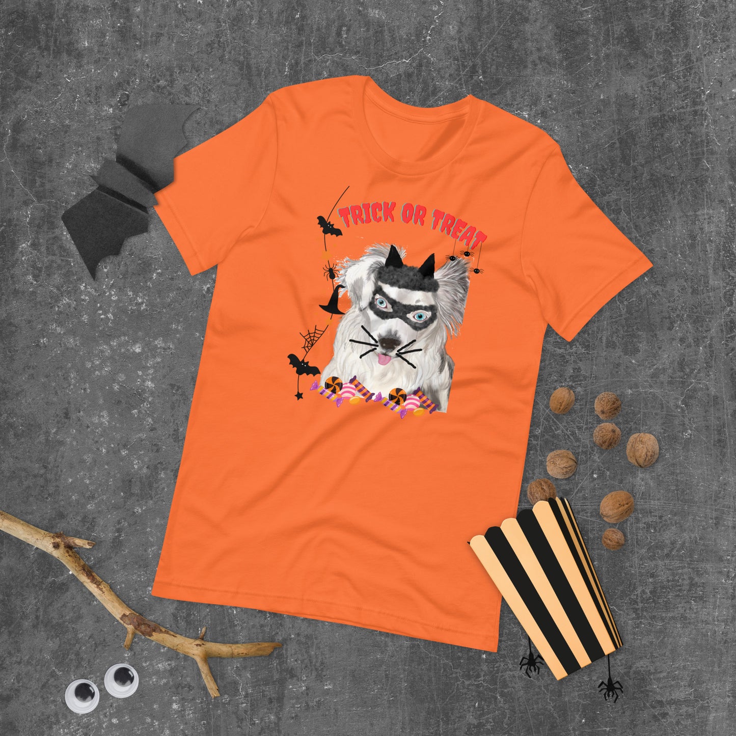 Princess a Halloween cat Unisex t-shirt