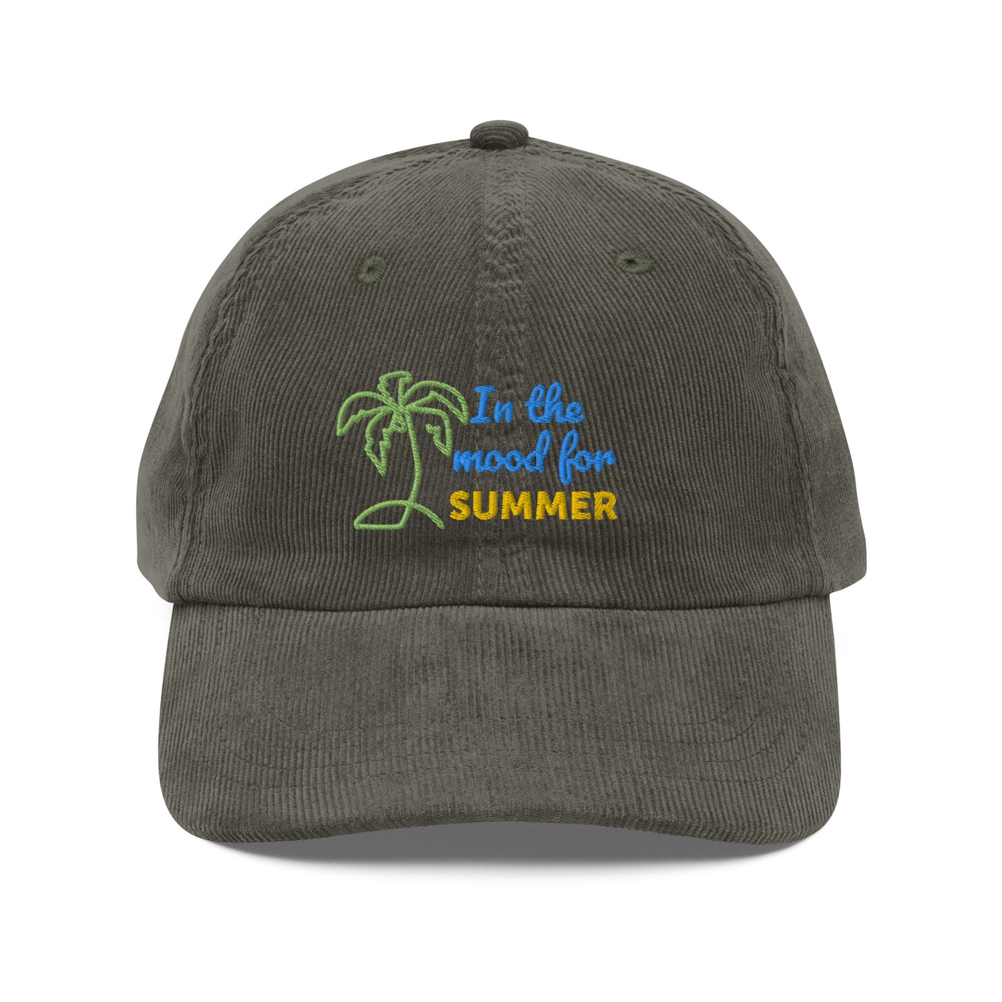 Vintage corduroy cap" I in the Mood for Summer"