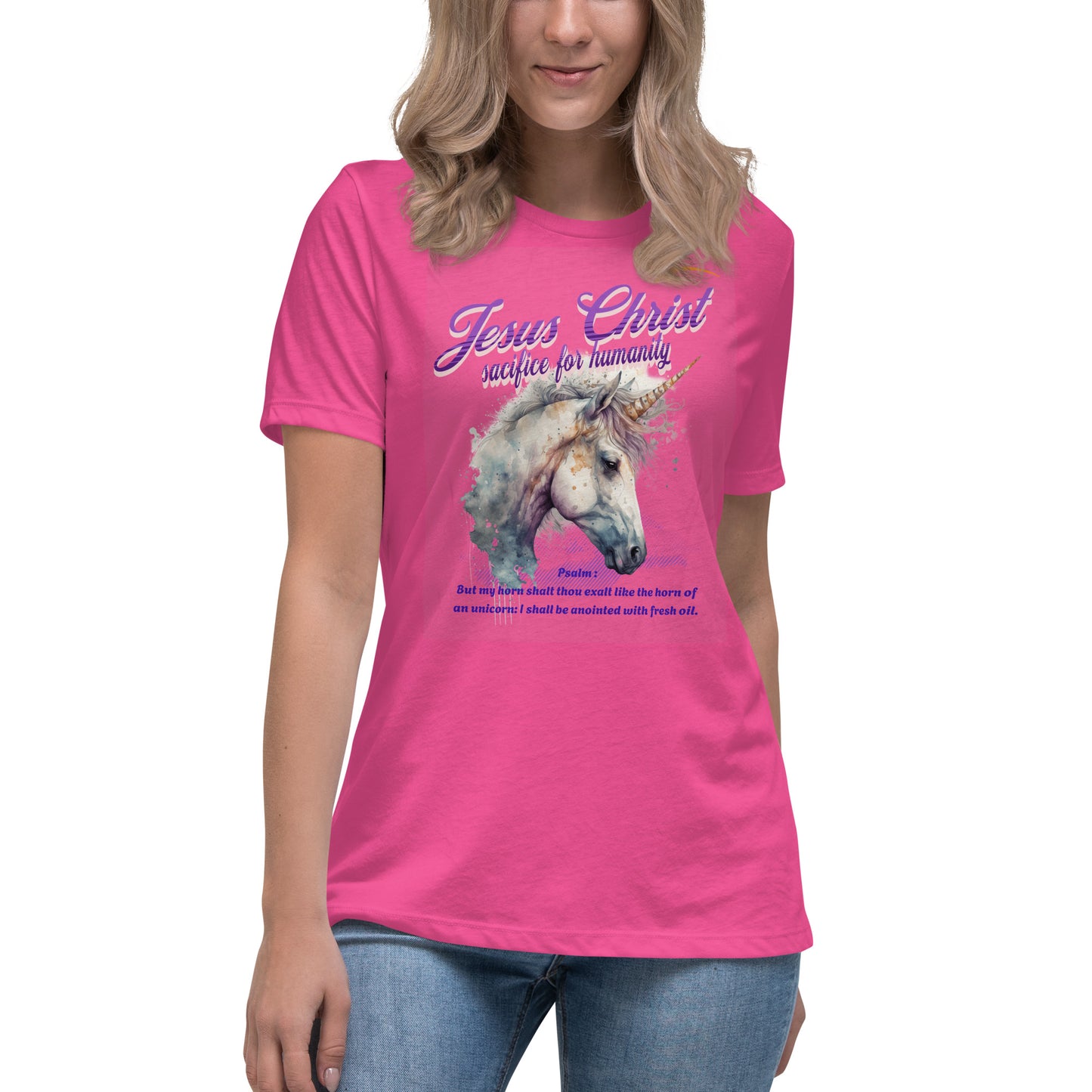 Unicorn the prefect animal Women's Relaxed T-Shirt