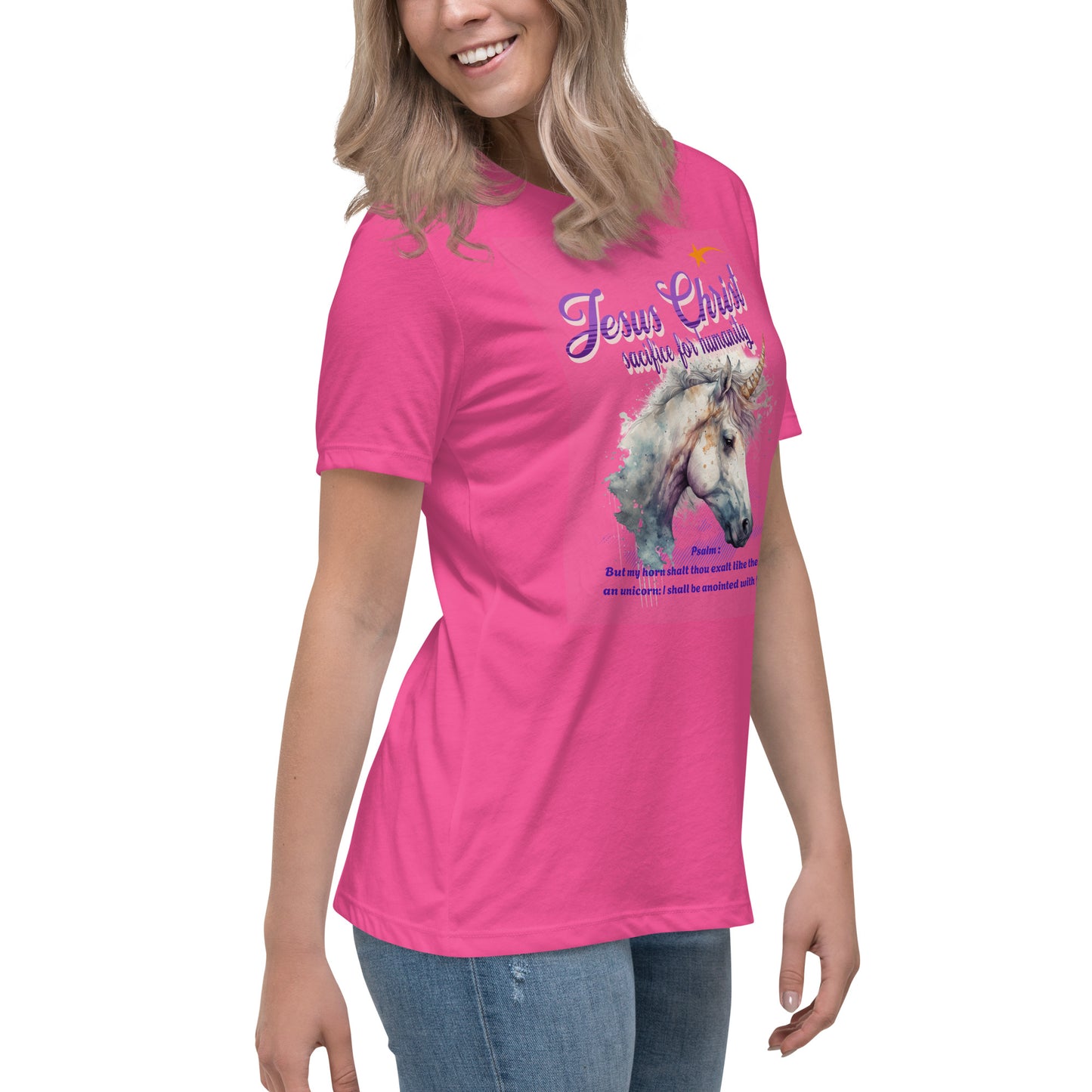 Unicorn the prefect animal Women's Relaxed T-Shirt